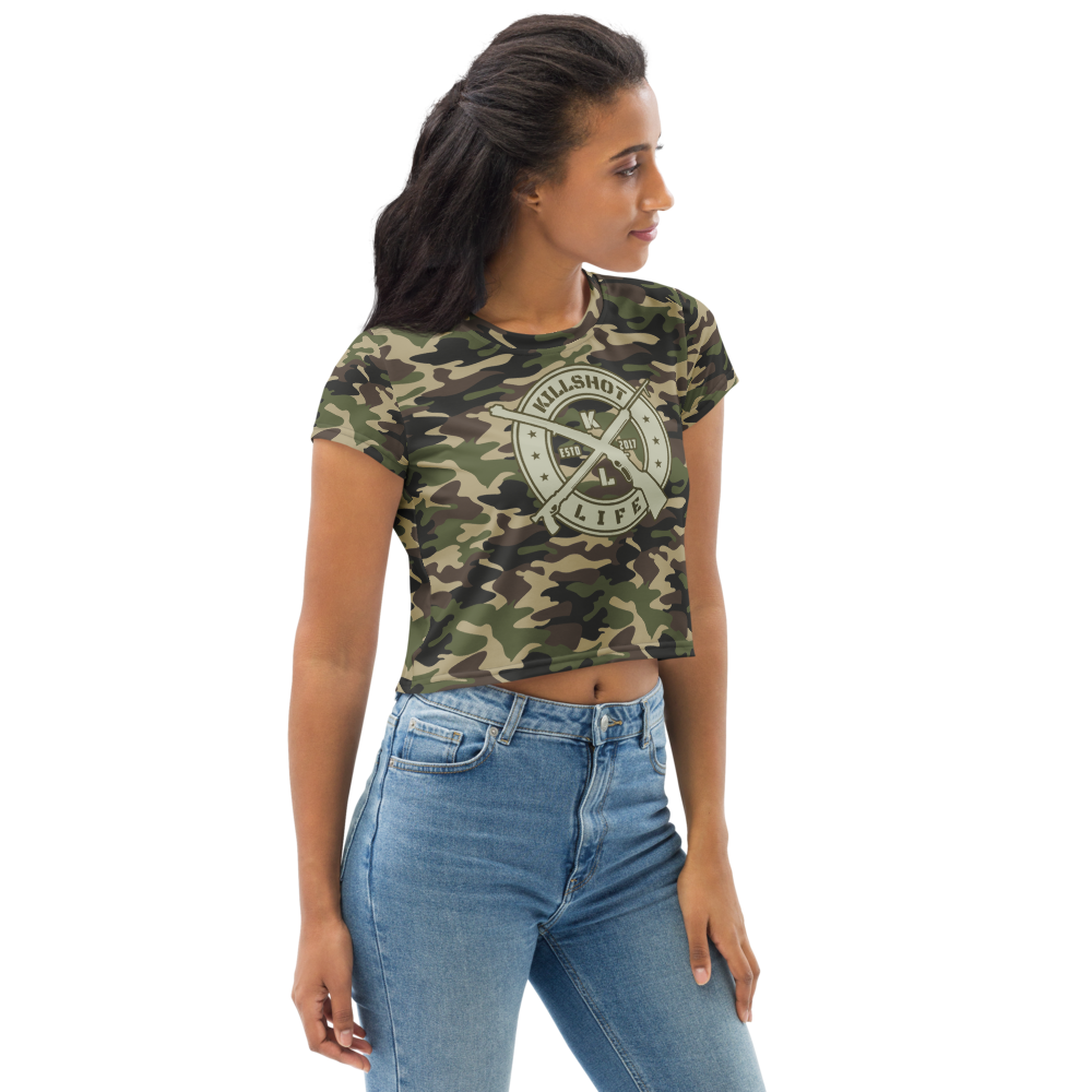 Women's Camo KILLSHOT Crop Top