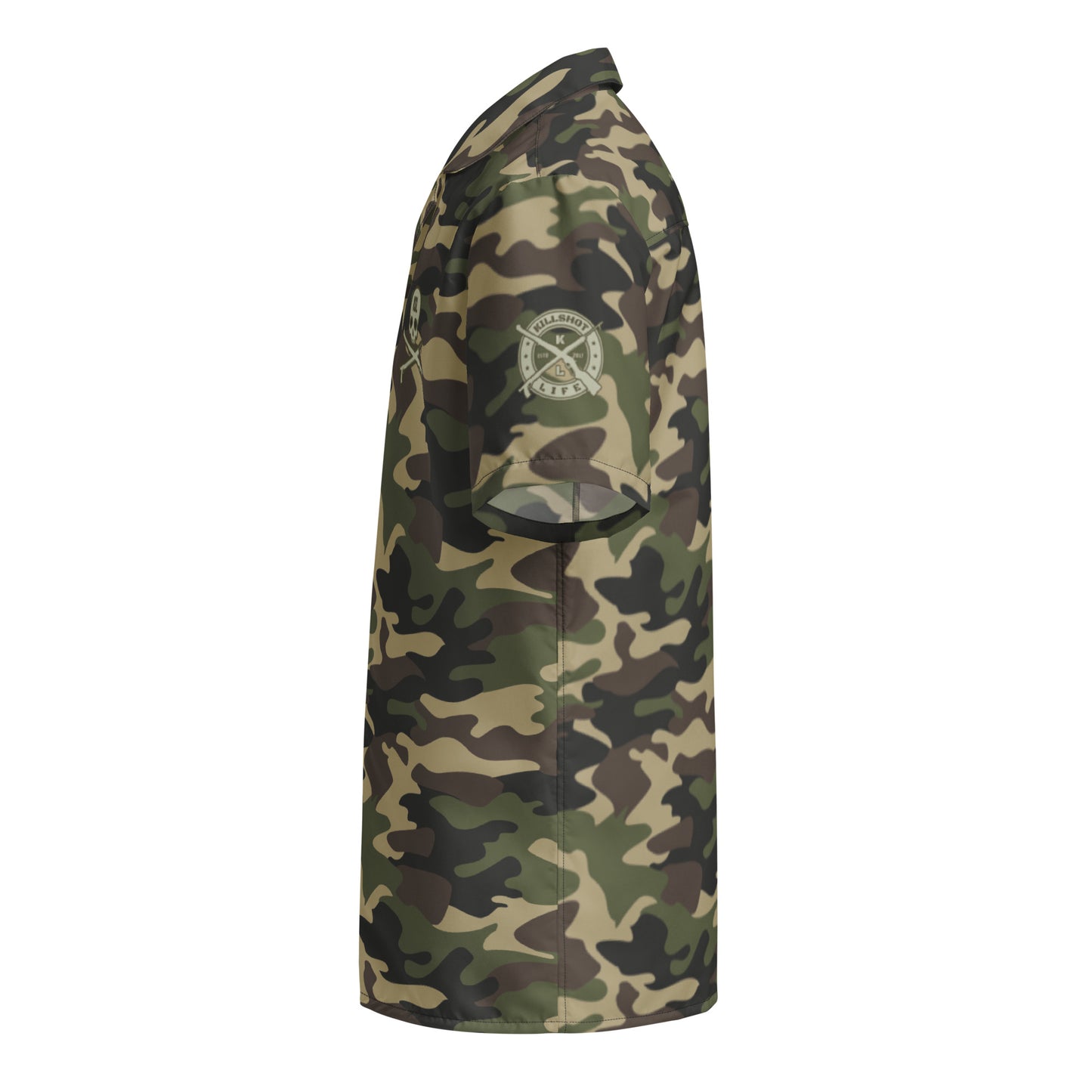 Unisex UPF Classic Camo Button Shirt