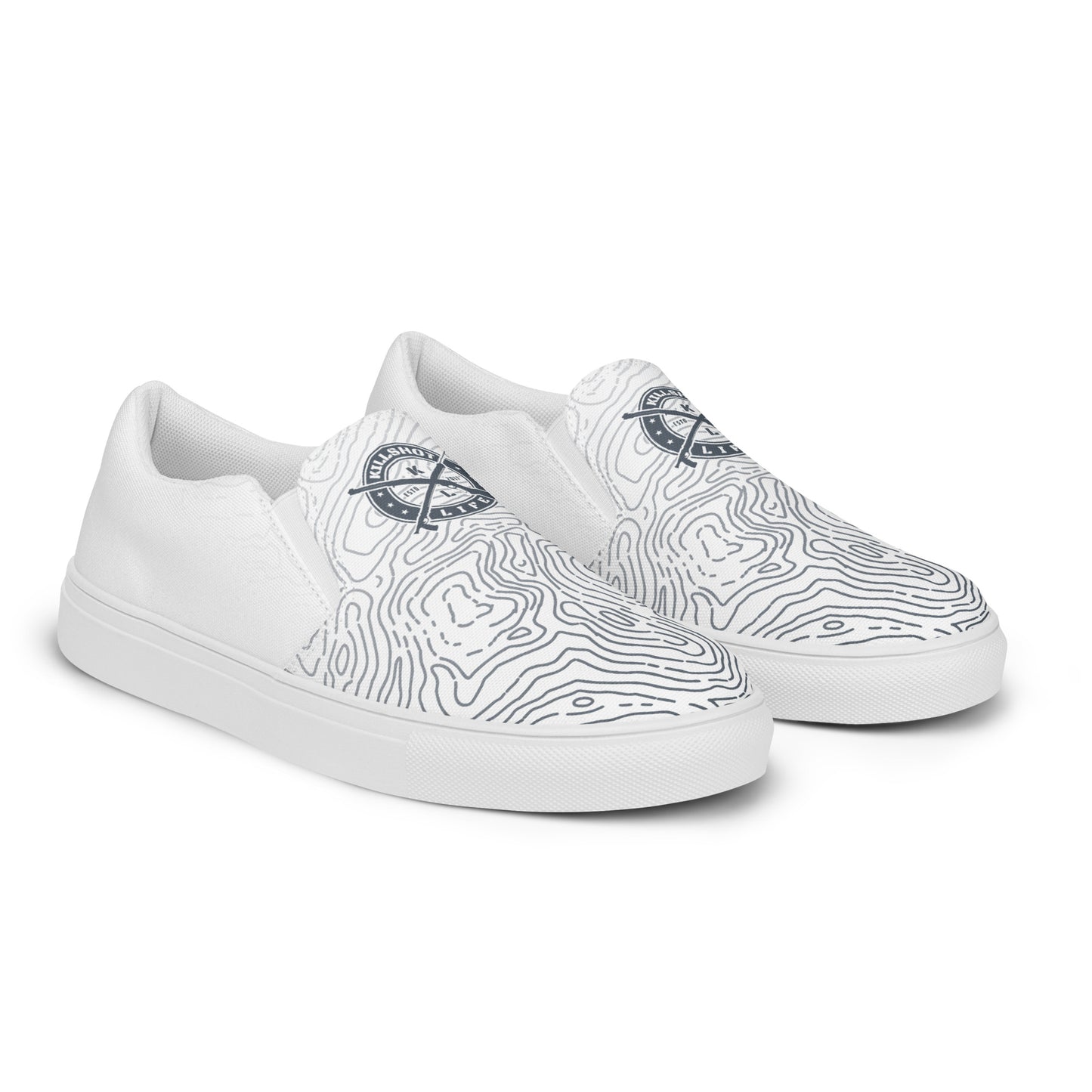 Men’s Slip-On Canvas Shoes - Light Topo