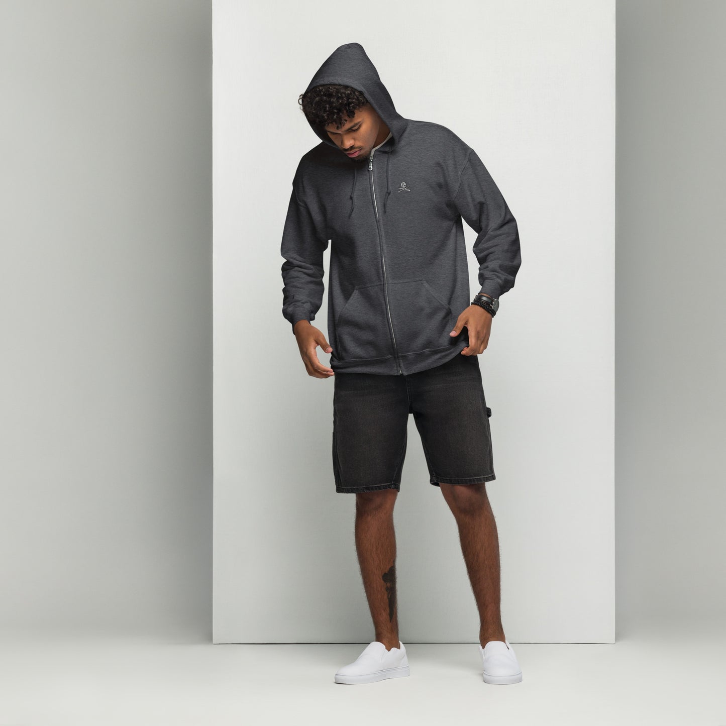 Unisex KSL Skull Heavy Blend Zip Hoodie