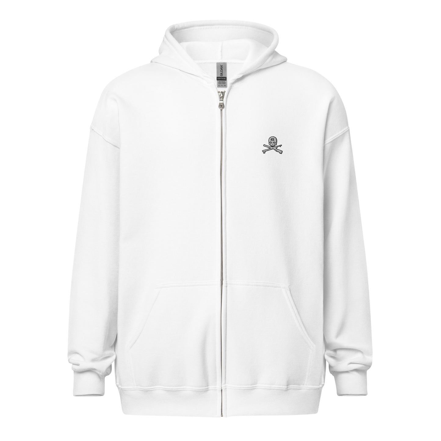 Unisex KSL Skull Heavy Blend Zip Hoodie