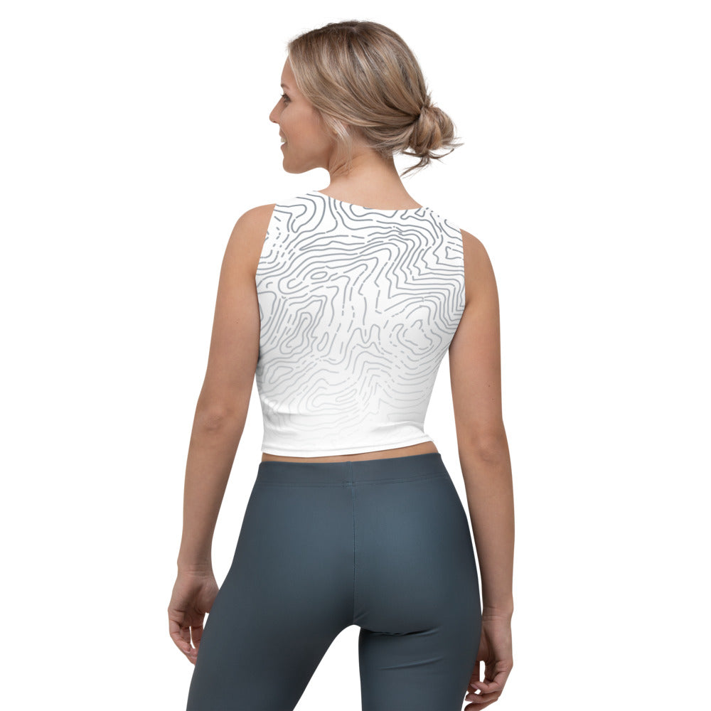 Light Topo Crop Top