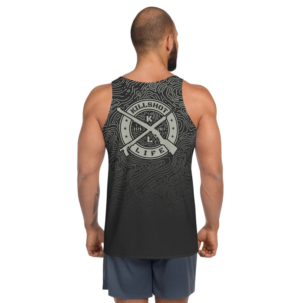 Dark Topo Tank Top