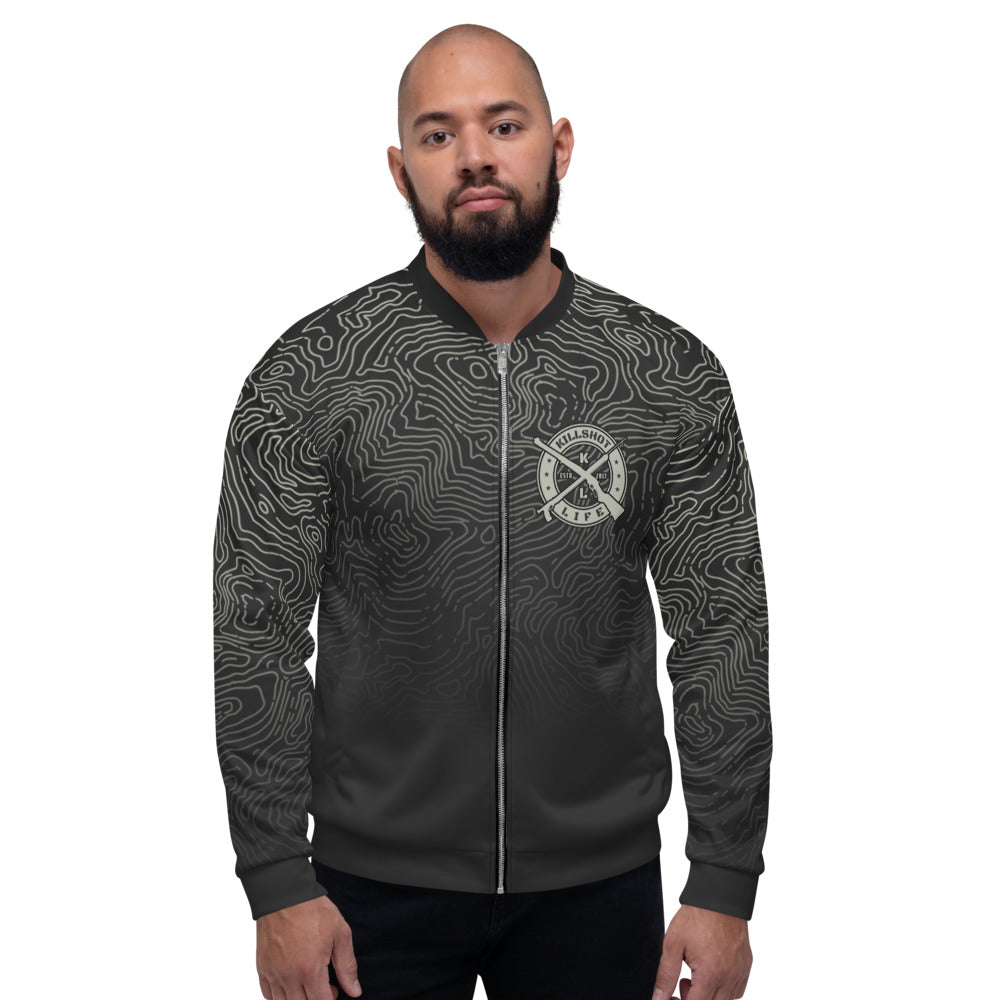 KILLSHOT Topo Bomber Jacket - Topo Hunting and Spearfishing Collection