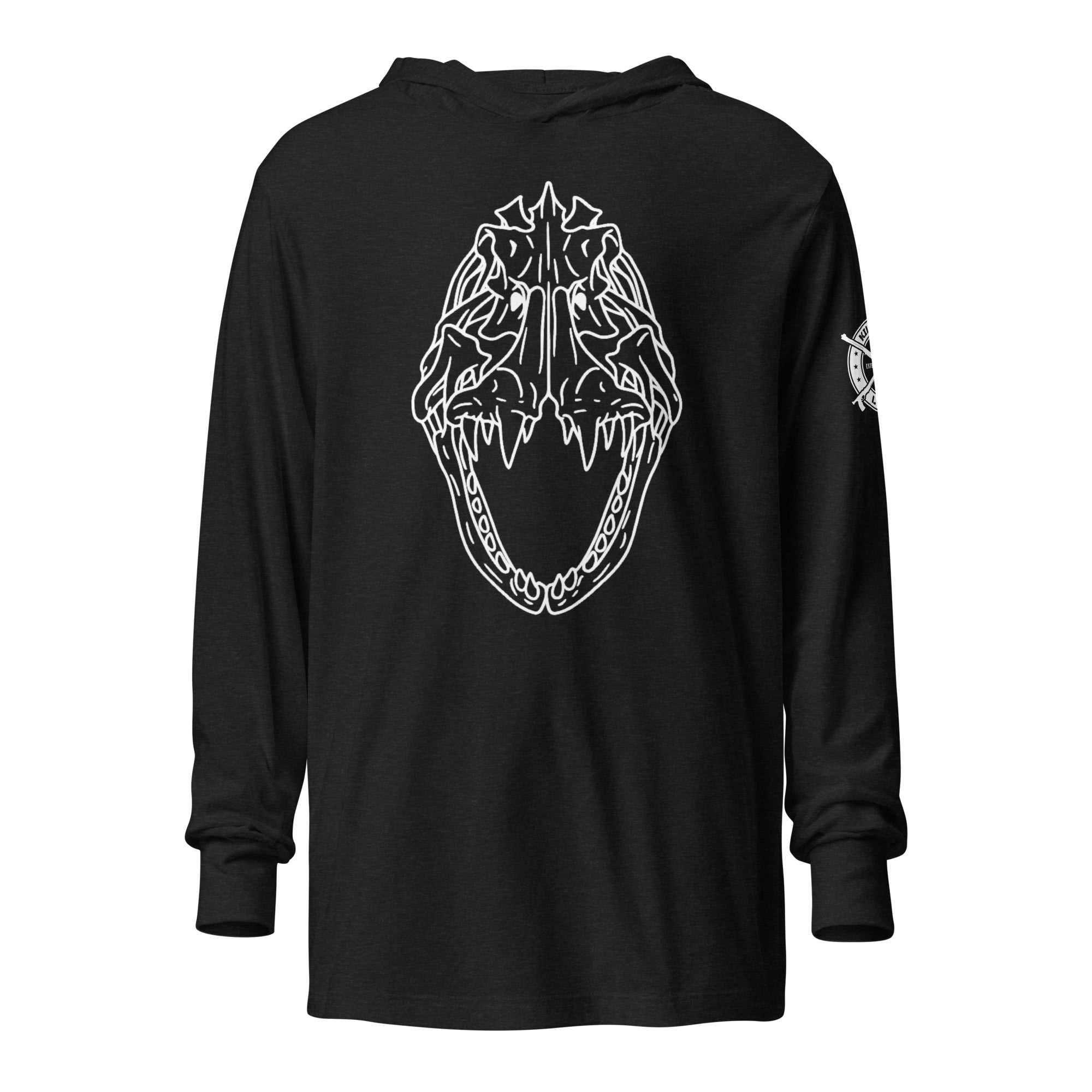 Cubera Skull Hooded Long-Sleeve Tee