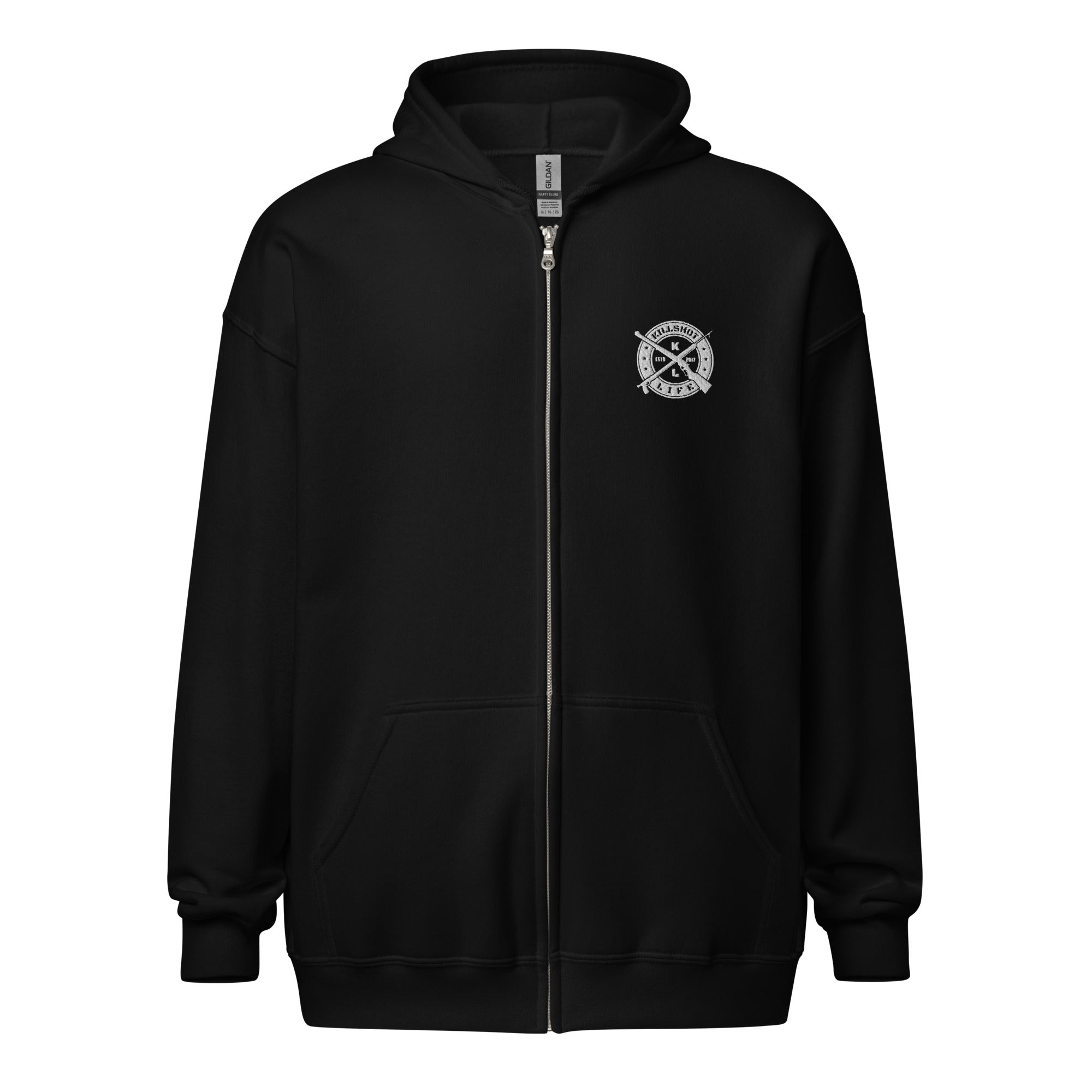Unisex Heavy Blend Zip KILLSHOT Hoodie