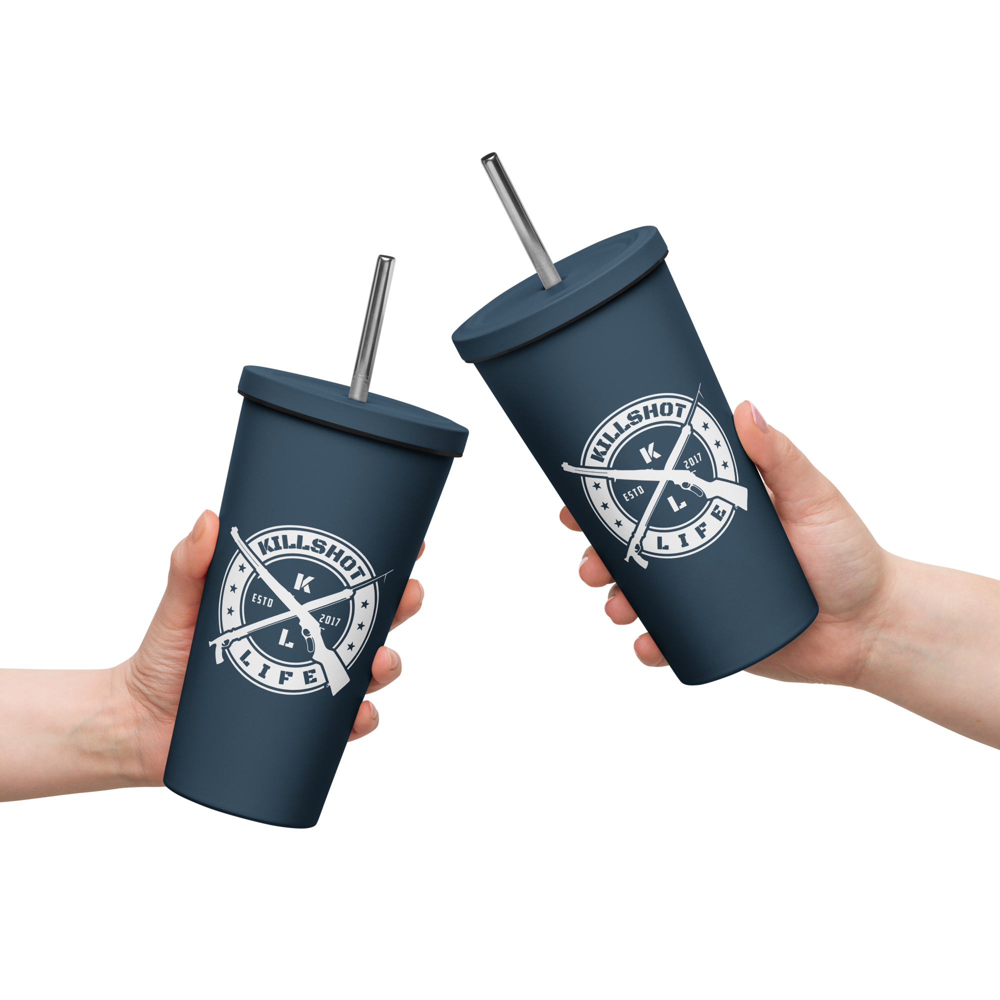 Insulated Tumbler (with straw)