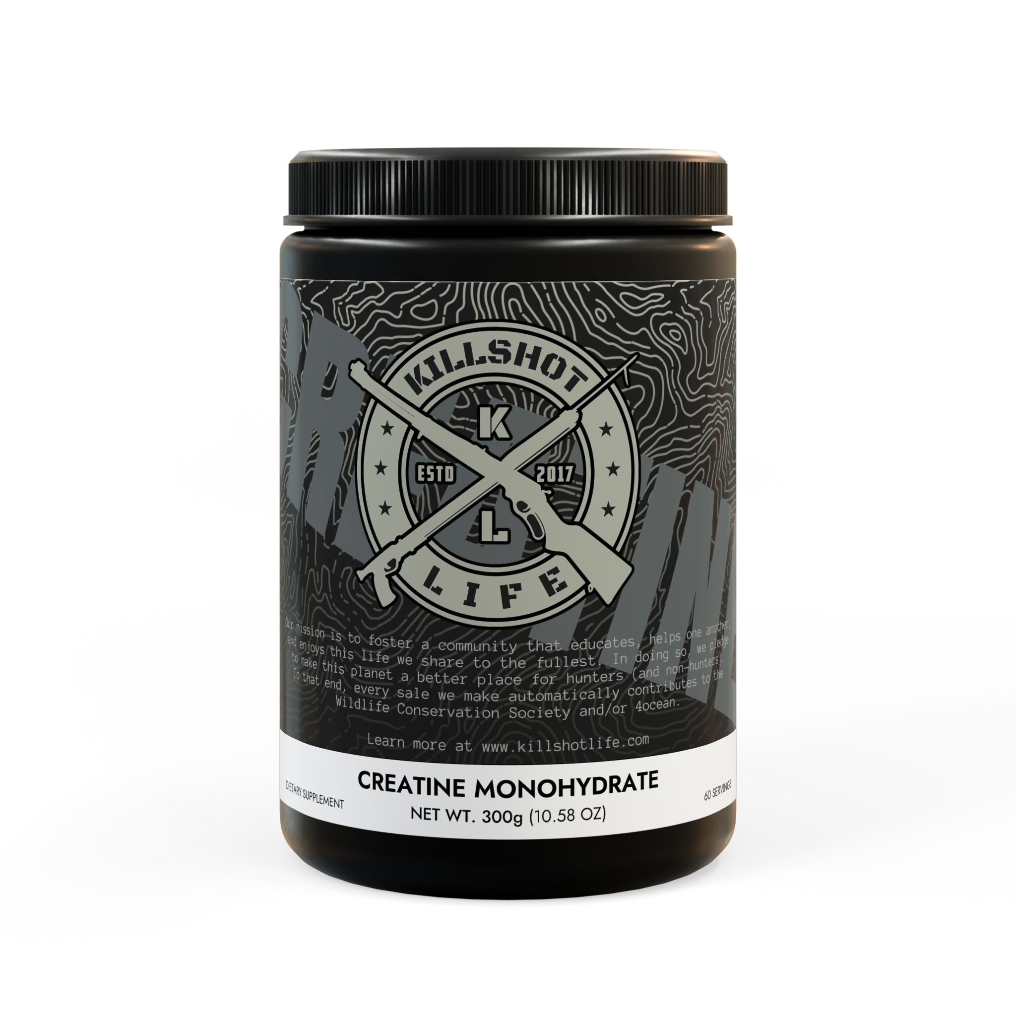 Creatine Monohydrate Powder (300g, 10.58oz)