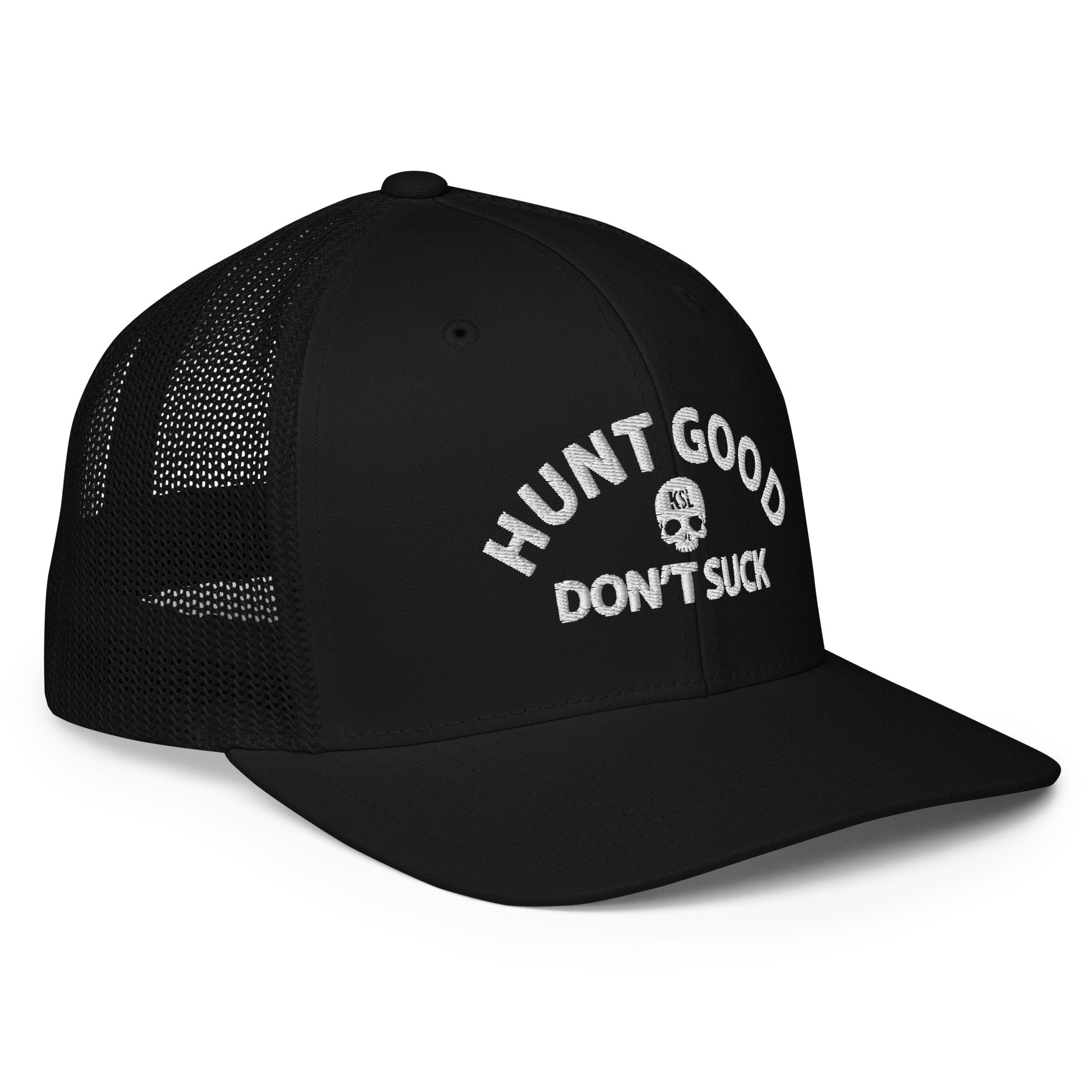 Hunt Good Don't Suck Closed-Back Trucker Cap