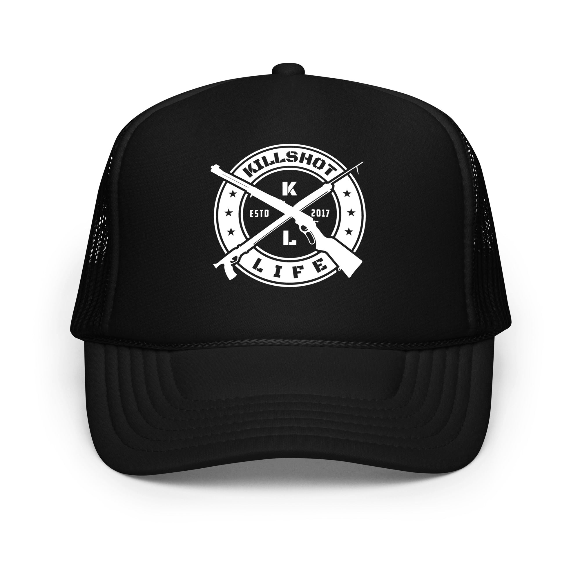 KILLSHOT Life White Logo Foam Trucker Hat