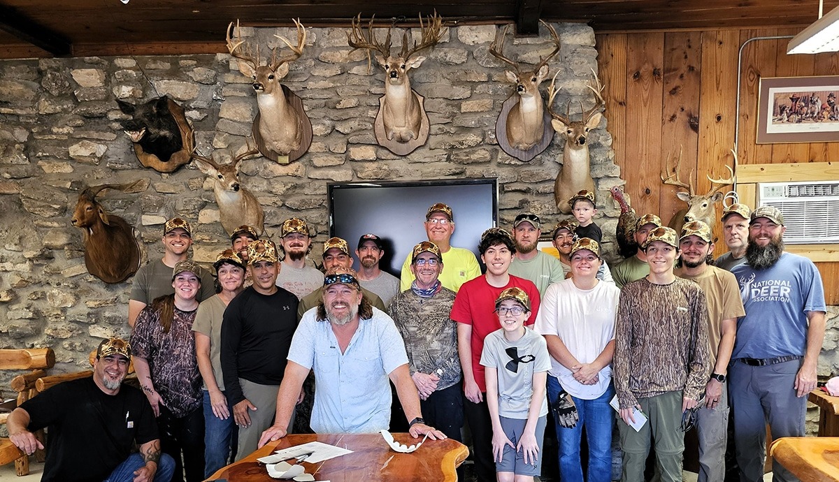 Hunters Build Wheelchair-Accessible Blinds at Camp Bullis Public Land Workday