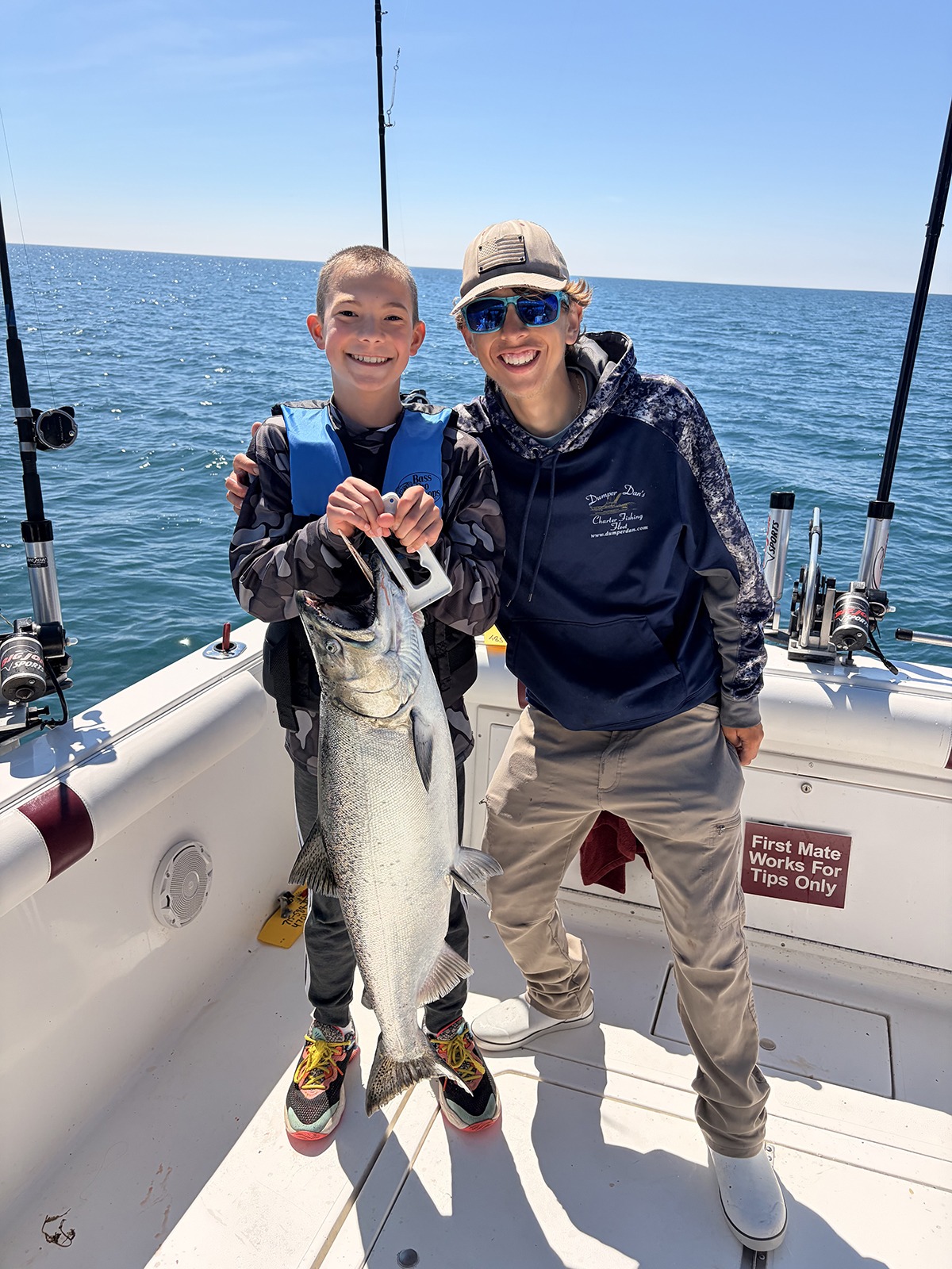 Big Kings and Rainbows Lead the Lake Michigan Catch off Sheboygan