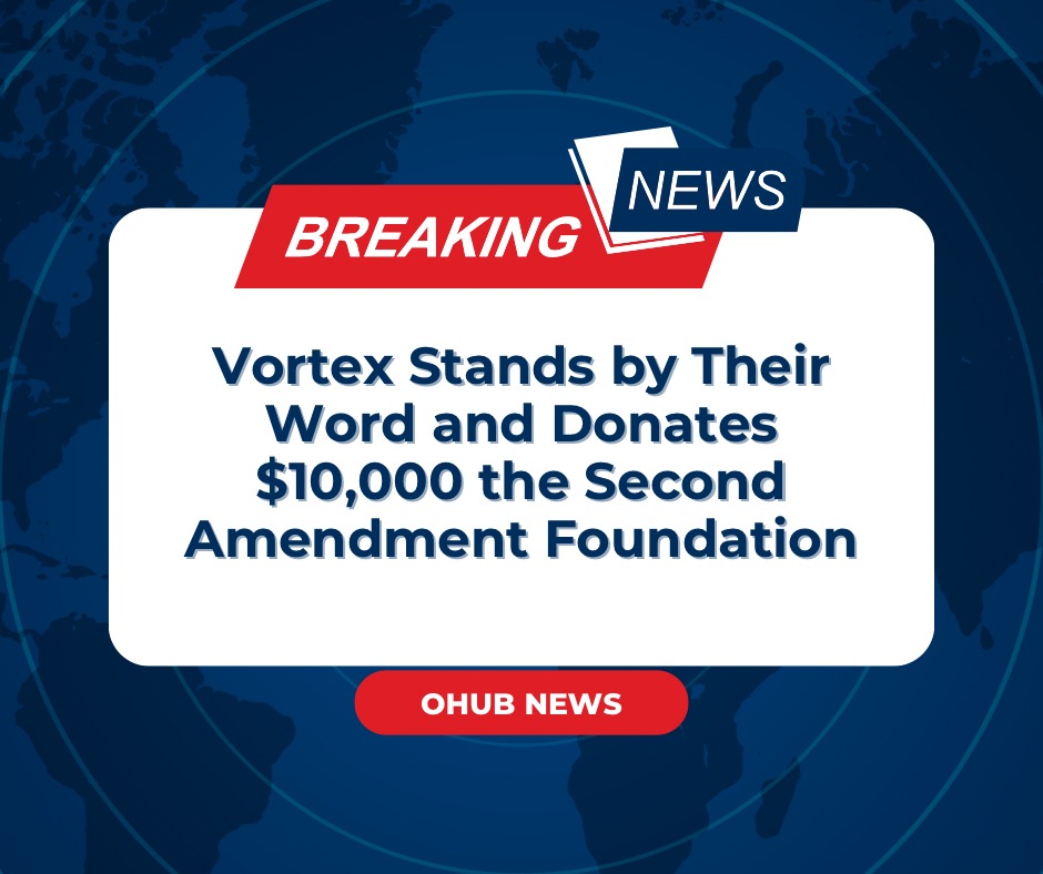 Vortex Donates $10,000 to Second Amendment Foundation