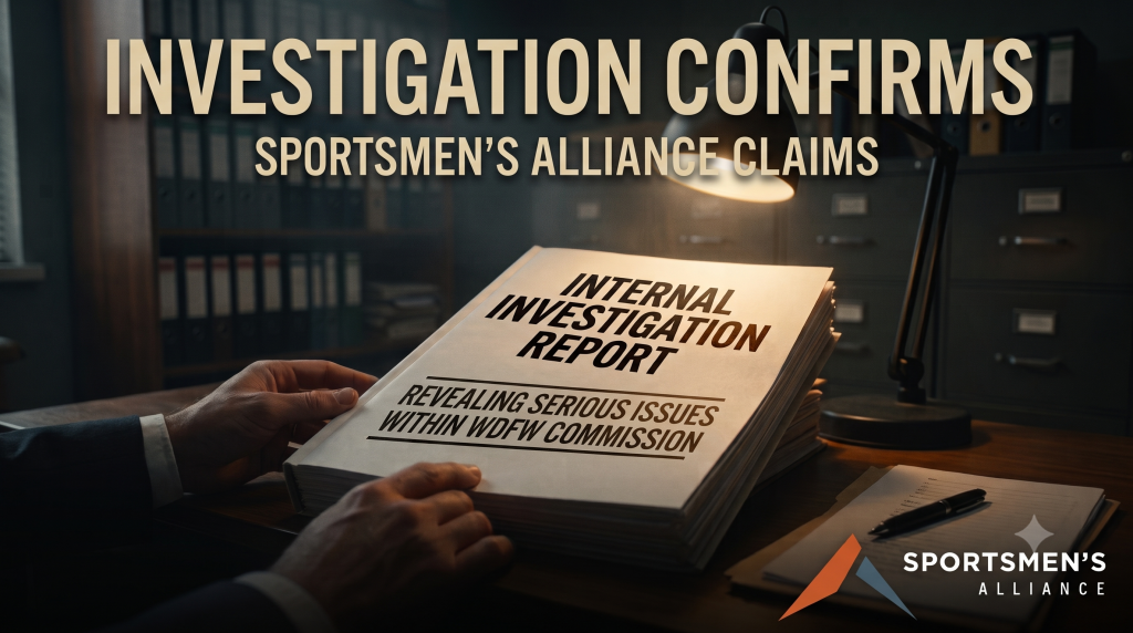 Washington Investigation Finds WDFW Commissioners Broke Public Records and Open Meeting Rules