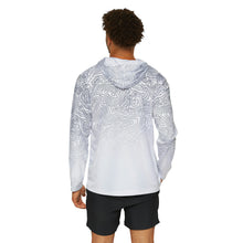 Load image into Gallery viewer, Spearfishing &amp; Hunting UPF 50+ Sun Hoodie - Light Topo (Large Front Logo)
