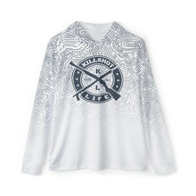 Load image into Gallery viewer, Spearfishing &amp; Hunting UPF 50+ Sun Hoodie - Light Topo (Large Front Logo)
