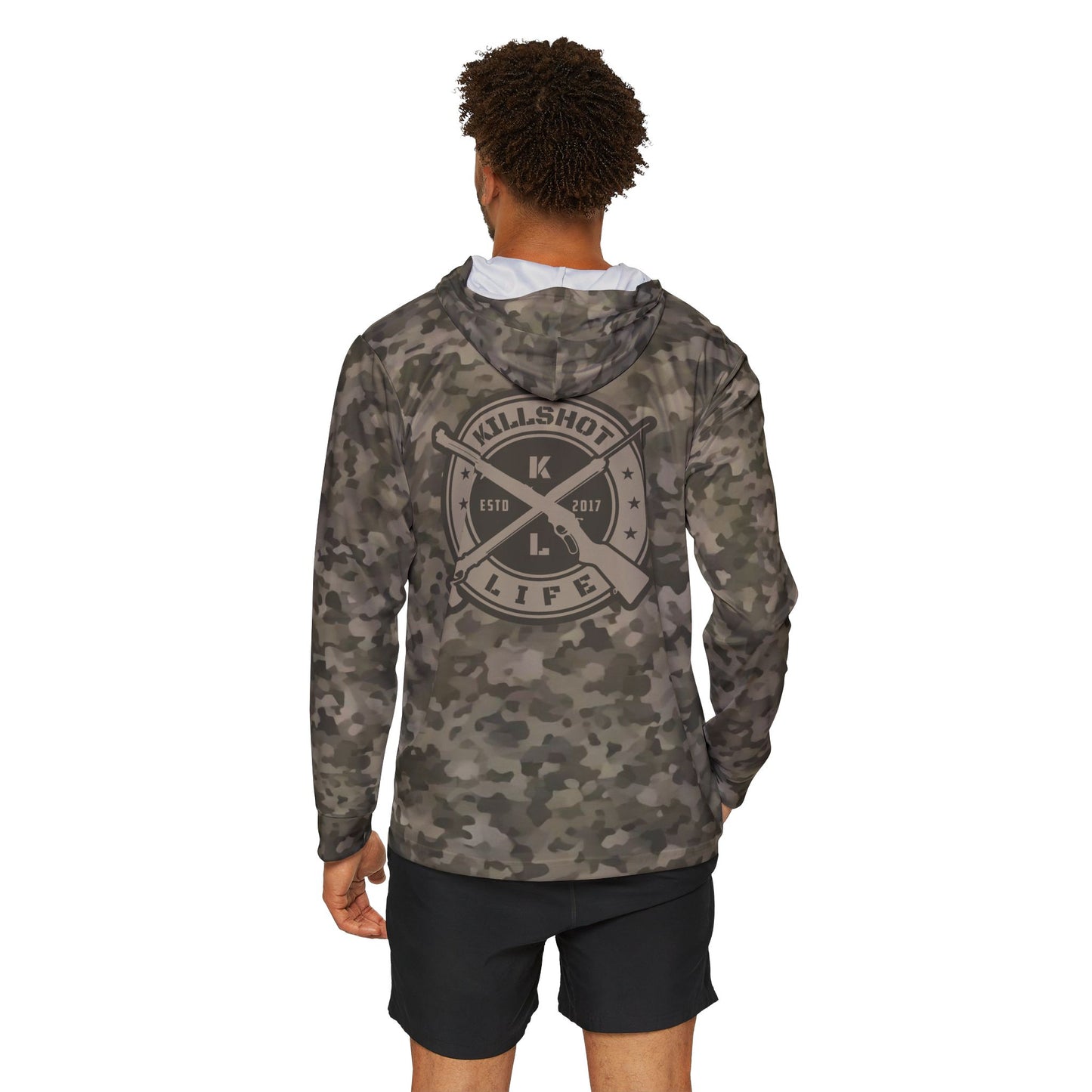Hunt Good Don't Suck UPF 50+ Sun Hoodie - Dry Woods Camo