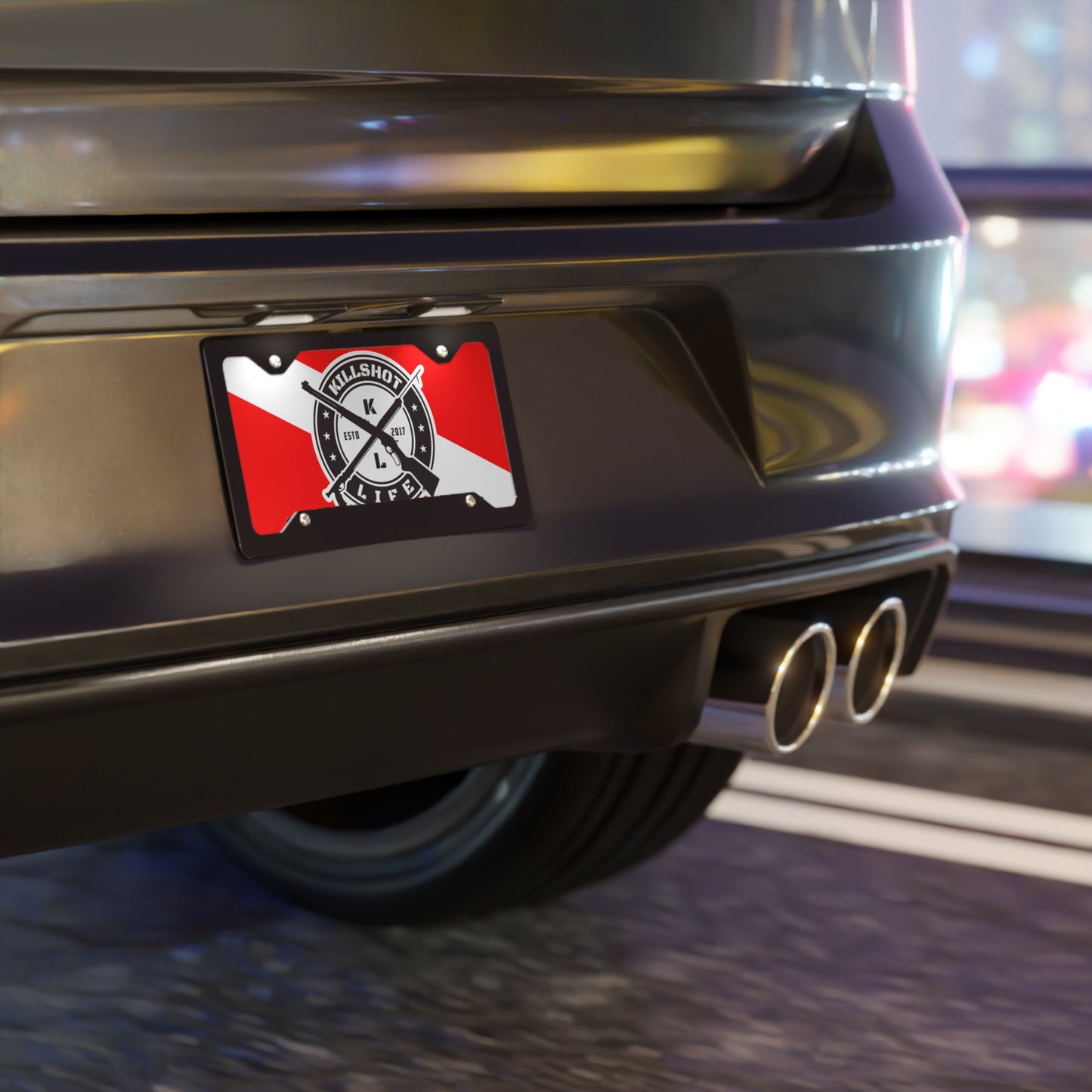 KILLSHOT Life - Diver Vanity Plate