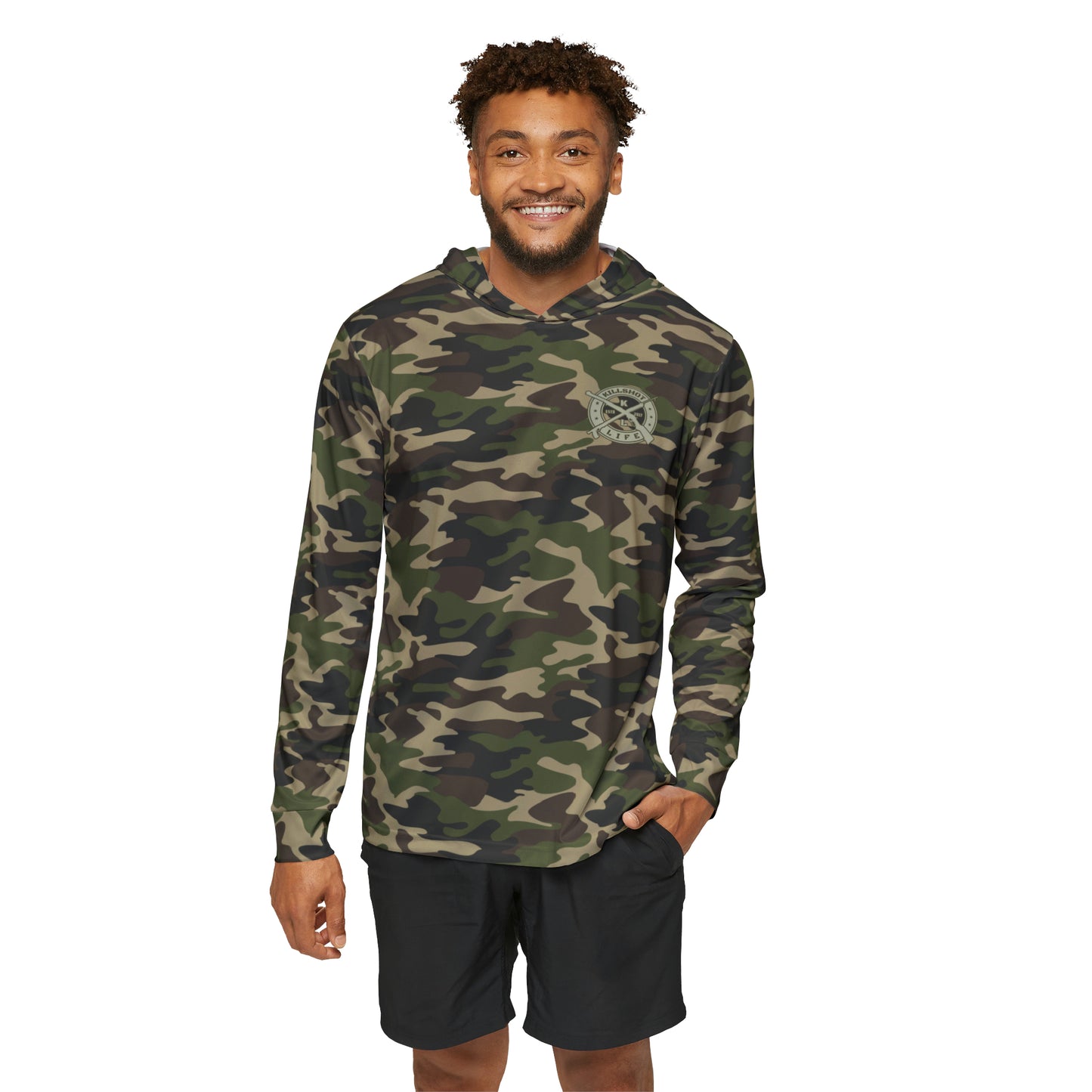 Spearfishing & Hunting UPF 50+ Sun Hoodie  - Camo