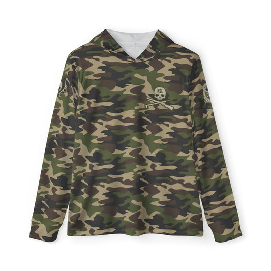 Performance Long Sleeved Hoodie - Camo KSL Skull