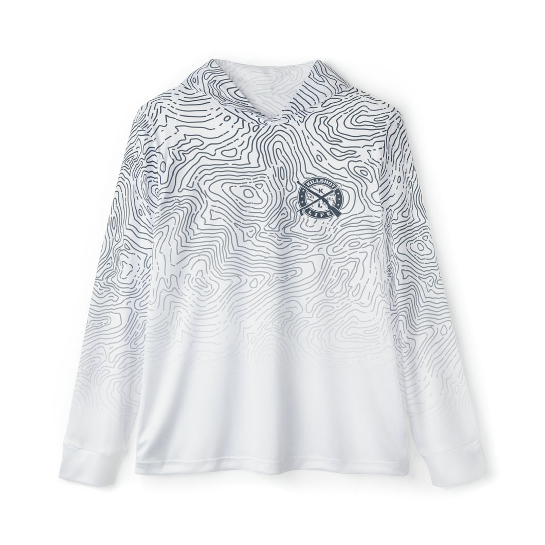 Spearfishing & Hunting UPF 50+ Sun Hoodie - Light Topo