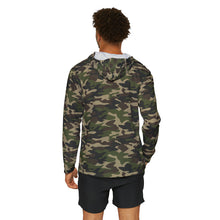 Load image into Gallery viewer, Spearfishing &amp; Hunting UPF 50+ Sun Hoodie - Camo (Large Front Logo)
