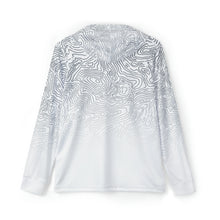 Load image into Gallery viewer, Spearfishing &amp; Hunting UPF 50+ Sun Hoodie - Light Topo (Large Front Logo)
