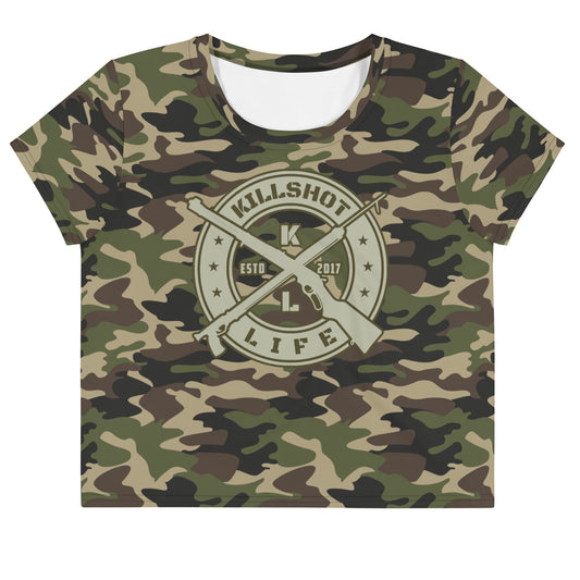 Women's Camo KILLSHOT Crop Top