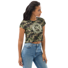 Load image into Gallery viewer, Women&#39;s Camo KILLSHOT Crop Top
