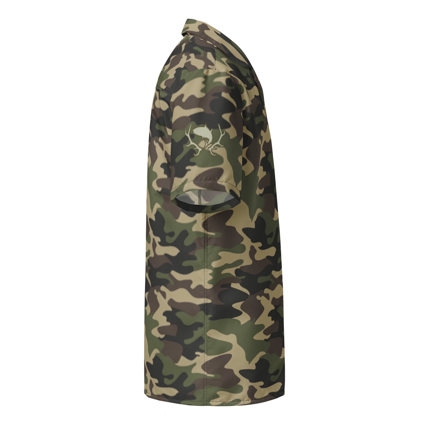 Unisex UPF Classic Camo Button Shirt