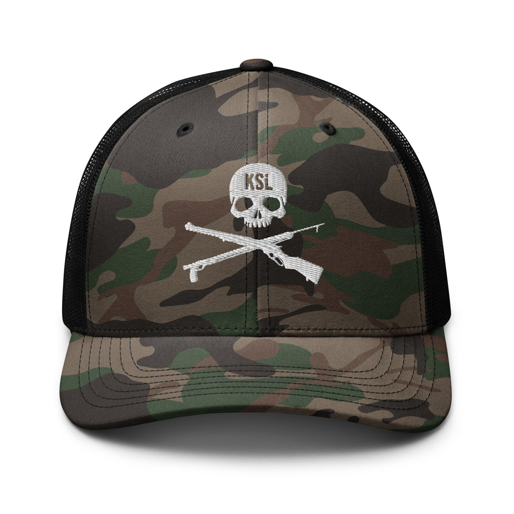 KILLSHOT Skull Camouflage Trucker Hat