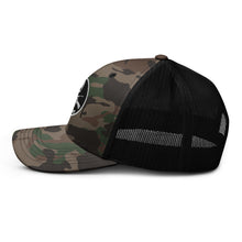 Load image into Gallery viewer, KILLSHOT Skull Badge Camo Trucker Hat
