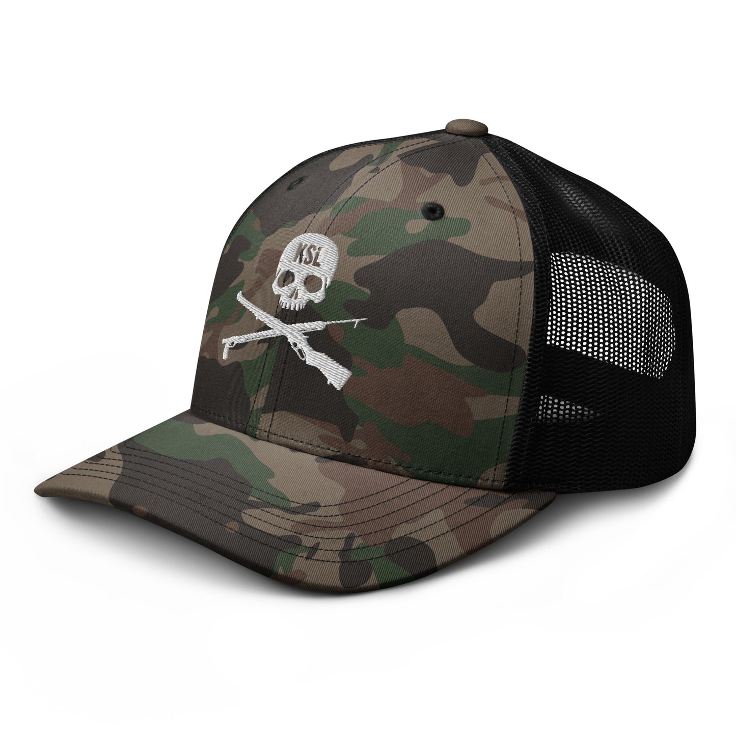 KILLSHOT Skull Camouflage Trucker Hat