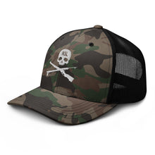 Load image into Gallery viewer, KILLSHOT Skull Camouflage Trucker Hat
