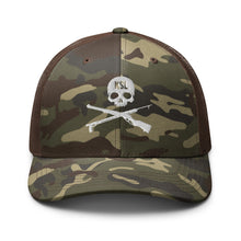 Load image into Gallery viewer, KILLSHOT Skull Camouflage Trucker Hat
