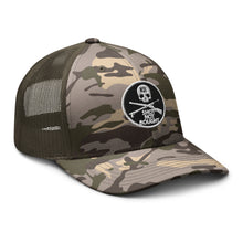 Load image into Gallery viewer, KILLSHOT Skull Badge Camo Trucker Hat
