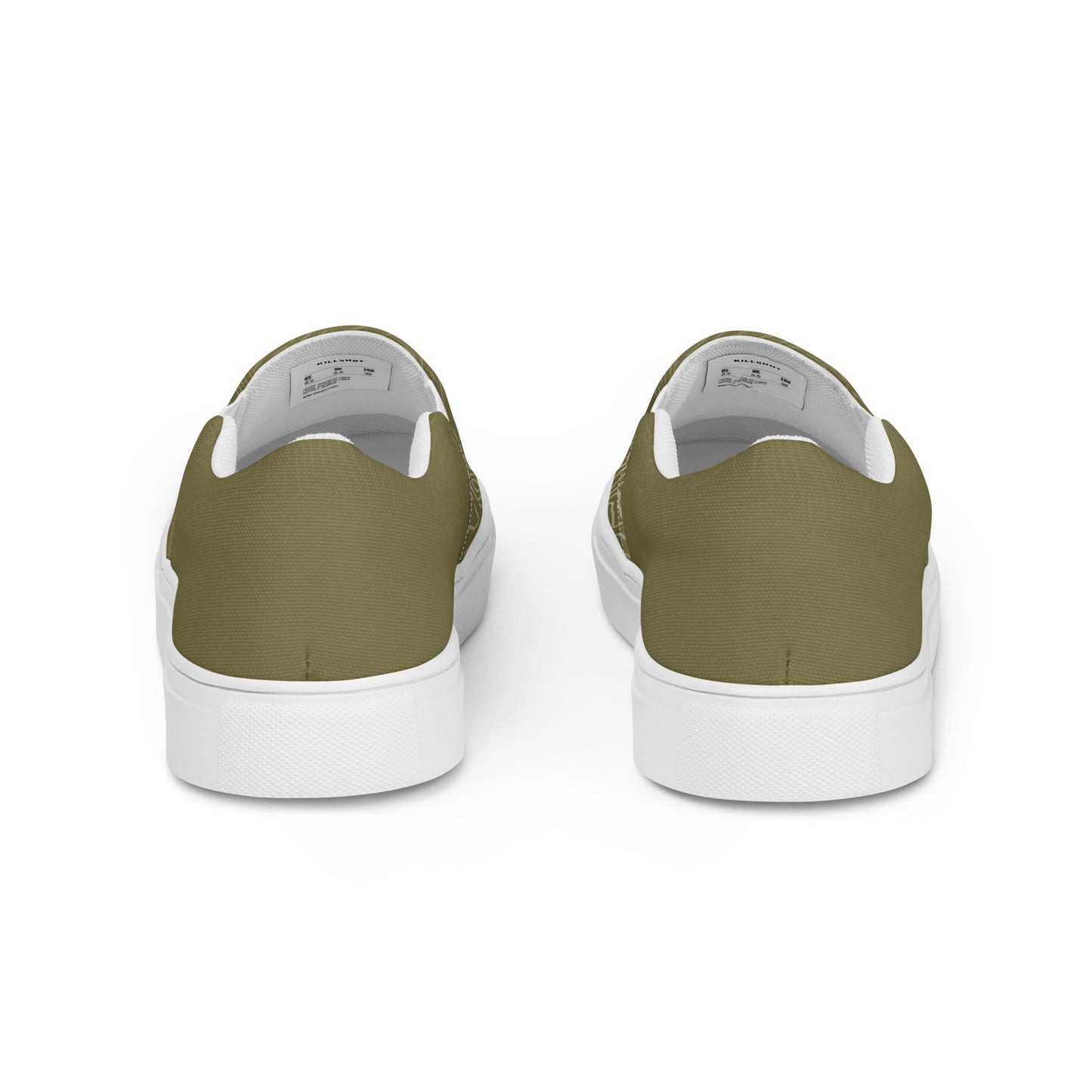 Men’s Slip-On Canvas Shoes - Tan Topo