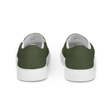 Load image into Gallery viewer, Men’s Slip-On Canvas Shoes - Olive Drab Topo
