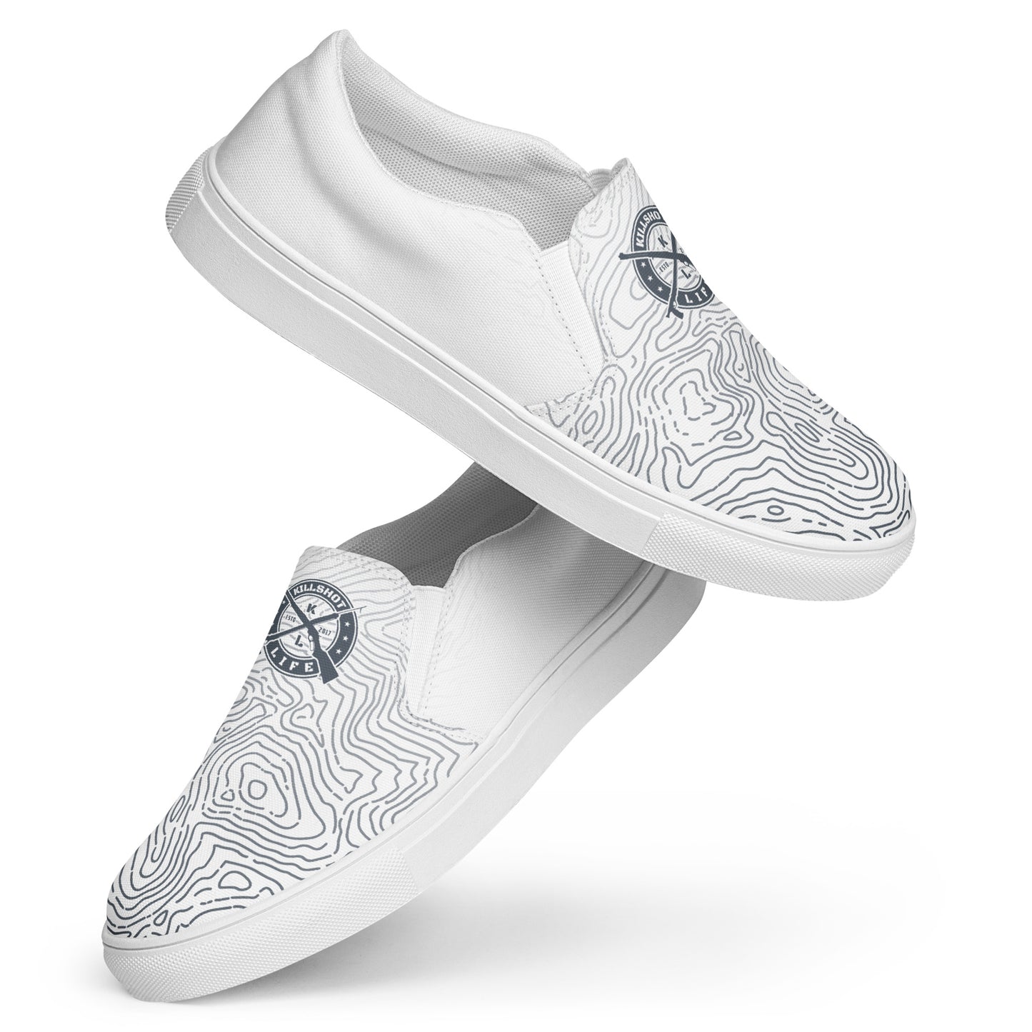 Men’s Slip-On Canvas Shoes - Light Topo