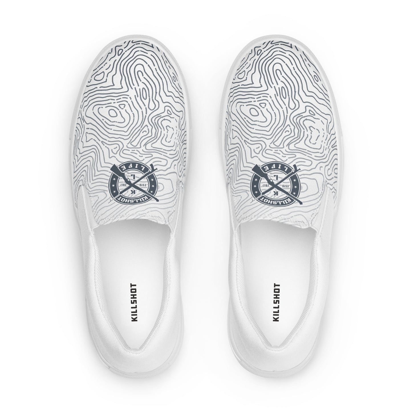 Men’s Slip-On Canvas Shoes - Light Topo