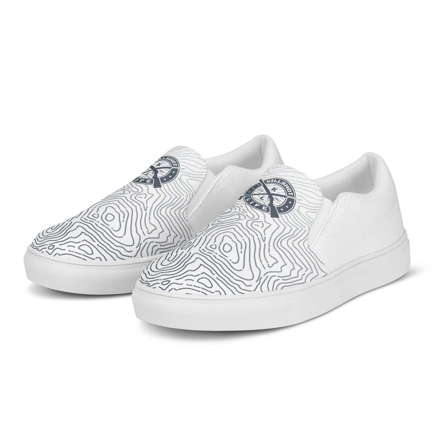 Men’s Slip-On Canvas Shoes - Light Topo