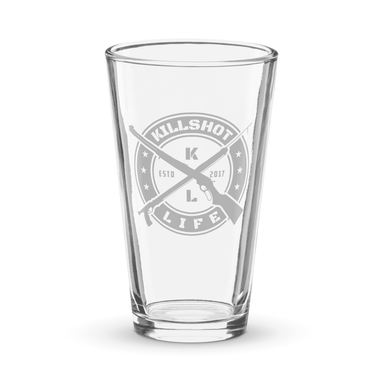 KILLSHOT Shaker Pint Glass