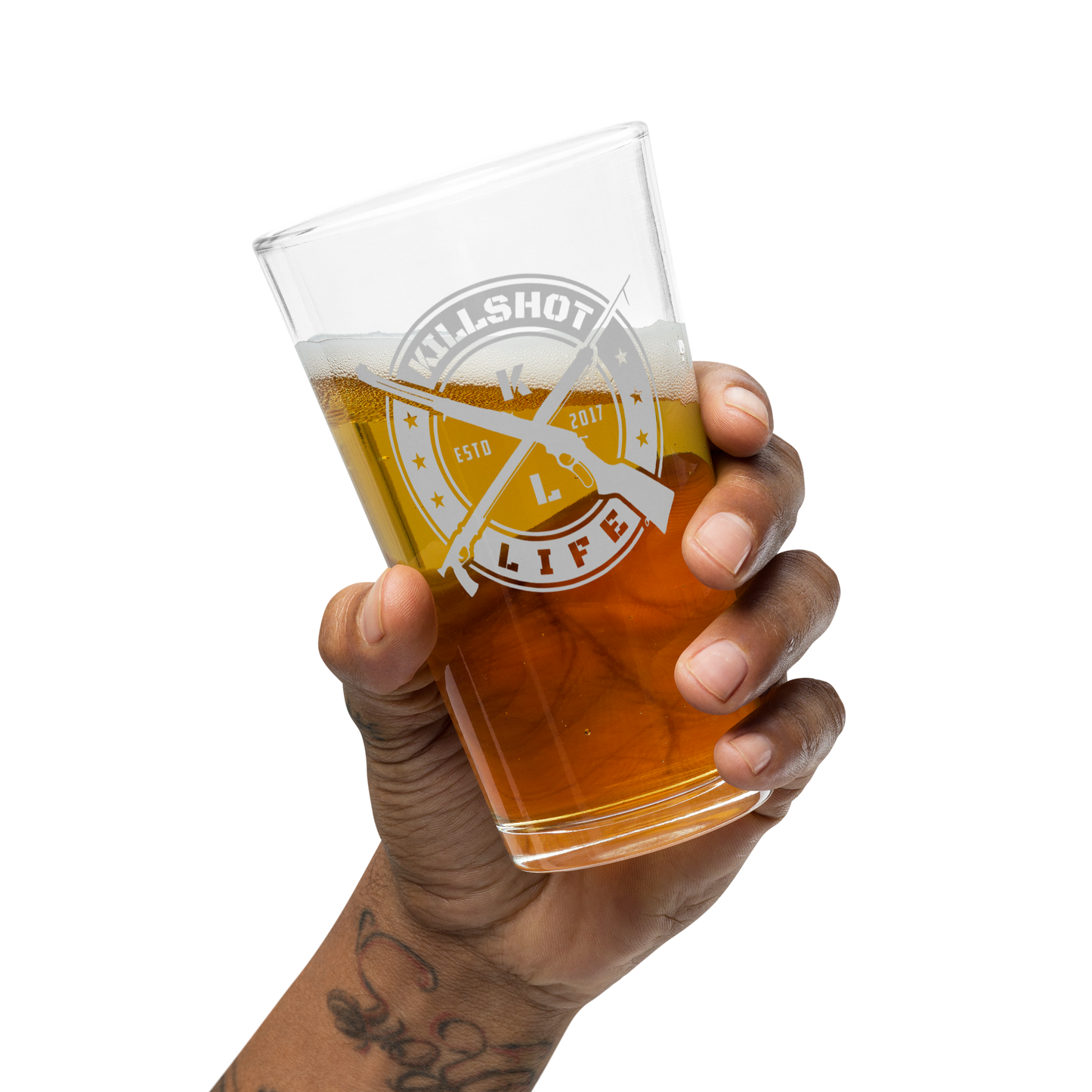 KILLSHOT Shaker Pint Glass