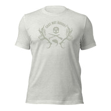 Load image into Gallery viewer, Shot Not Bought Unisex T-Shirt - Antler and Kelp Crest (Tan Print)
