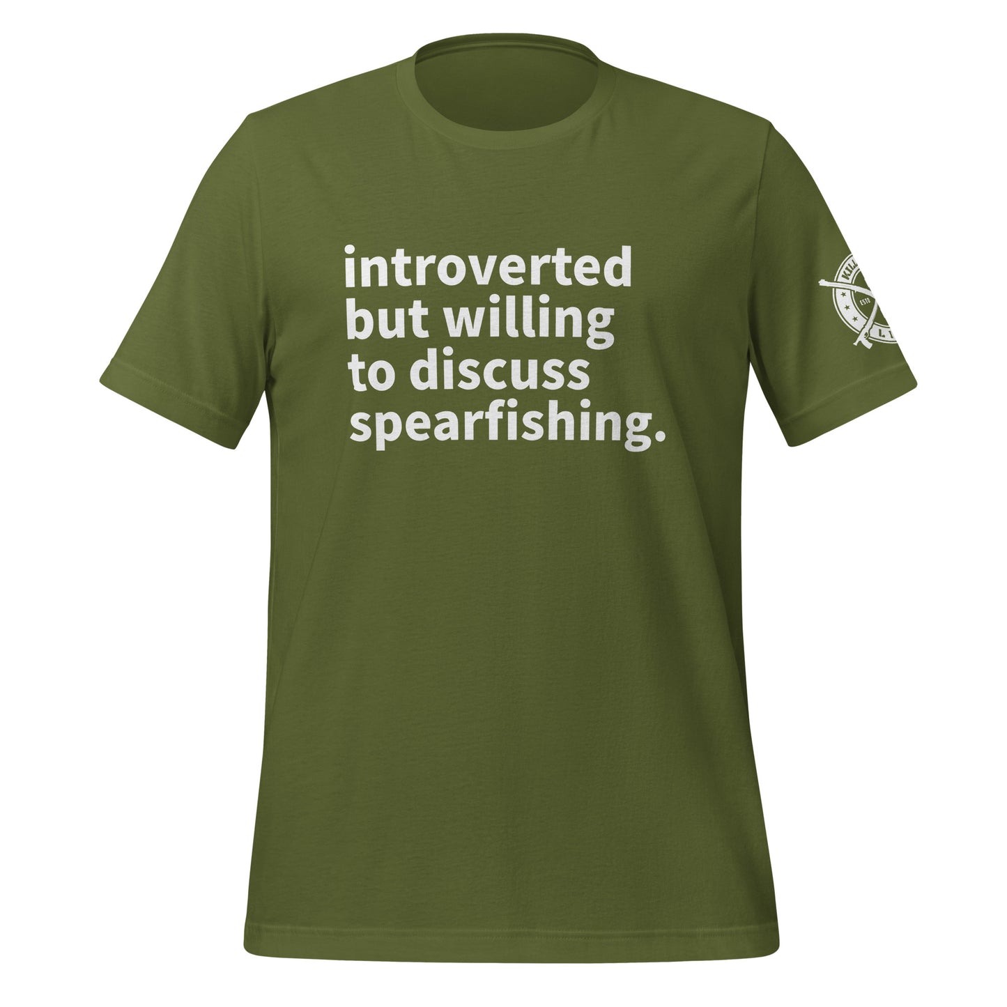 Unisex Introverted But Willing To Discuss Spearfishing T-Shirt