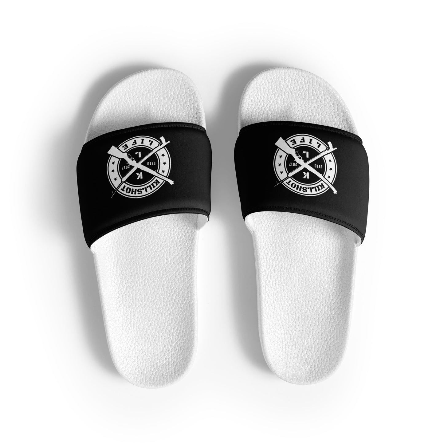Women's KILLSHOT Slides - White Logo