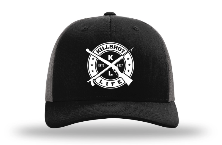 KILLSHOT Life Structured Trucker Hat - Black / Charcoal