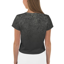 Load image into Gallery viewer, Women&#39;s Dark Topo Crop T-Shirt
