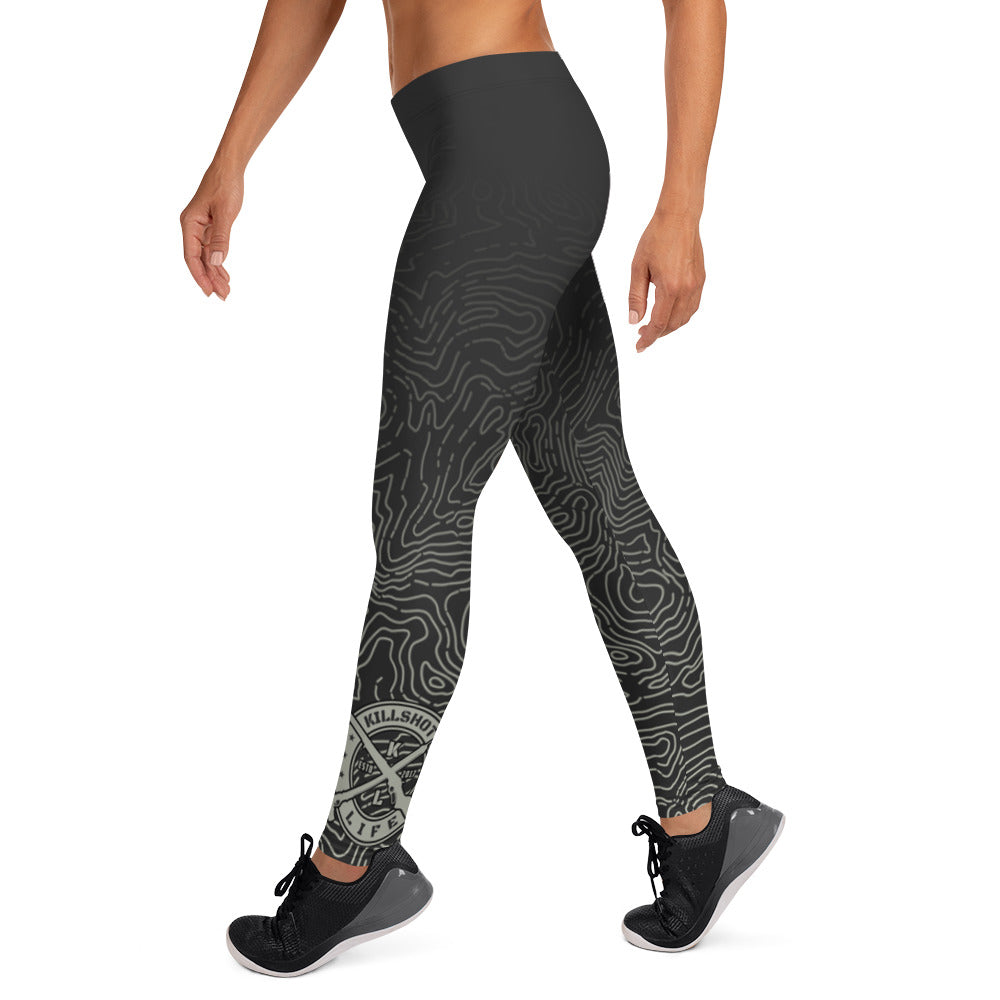 Dark Topo UPF Leggings