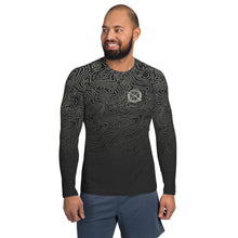 Load image into Gallery viewer, Men&#39;s Dark Topo UPF Rashguard
